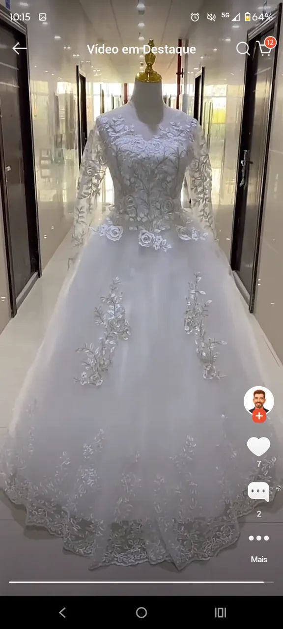 Vestido de noiva  - Foto 4