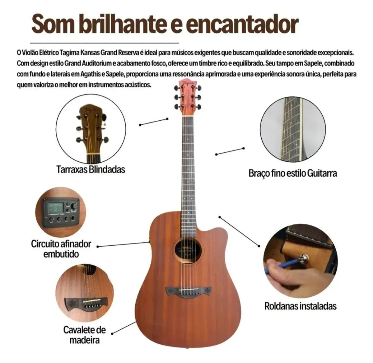 Violão Tagima Kansas - Foto 2