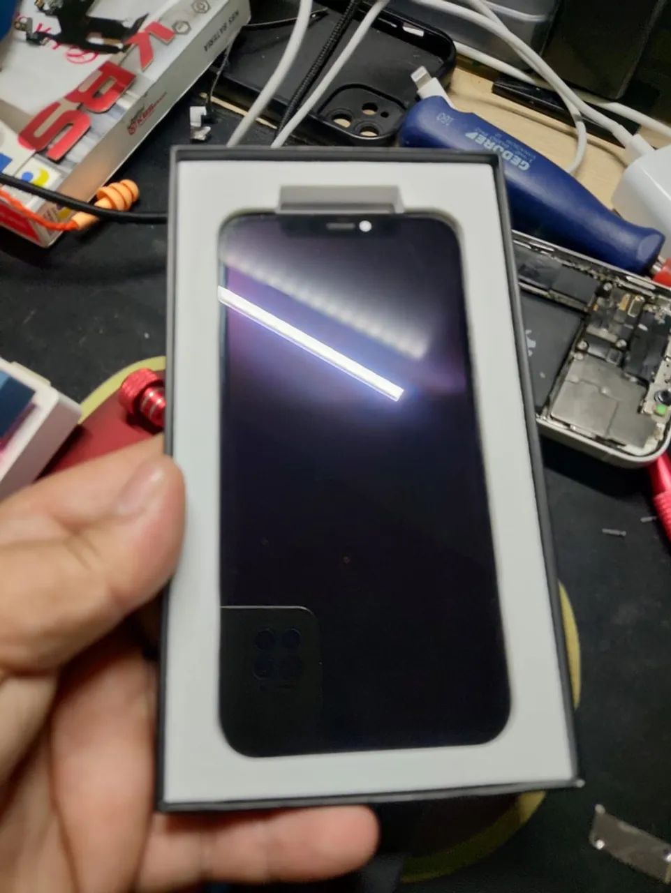 Frontal iPhone 12 original retirada 