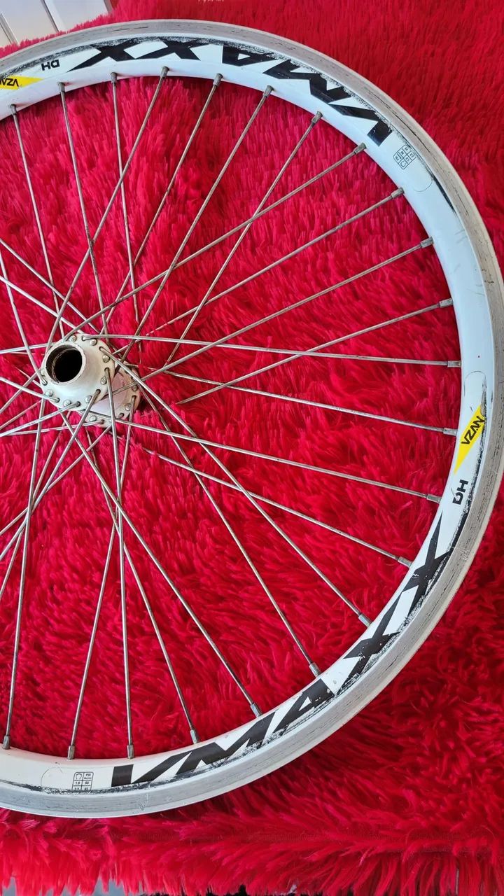 Roda de bicicleta Vzan Vmaxx branca - Acessórios de Ciclismo