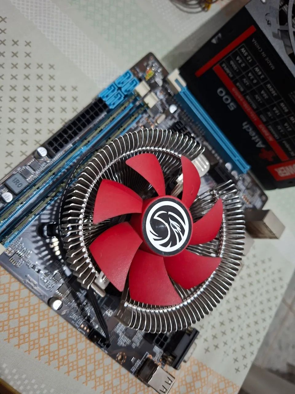 PLACA DE VÍDEO+ PLC MÃE+FONTE  - Foto 4