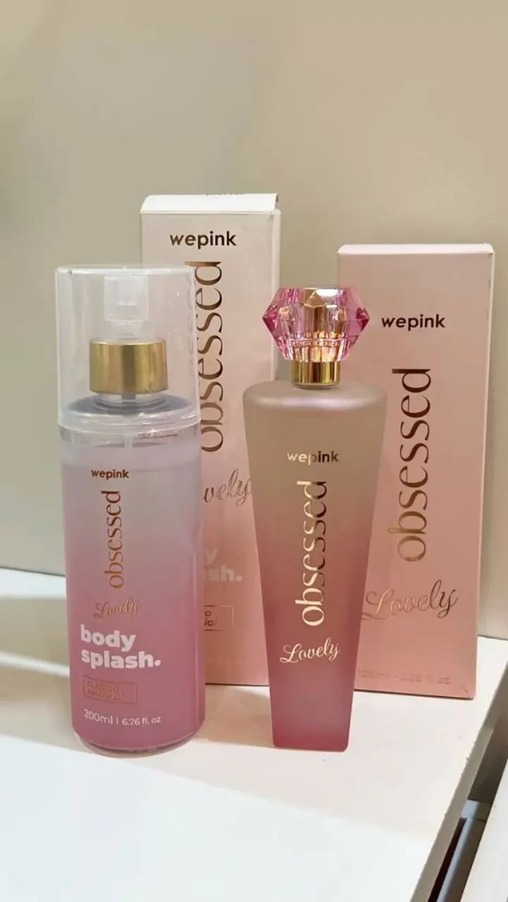 Obsesse lovely dá wepink , com body Splash 200ml+perfume 100ml.