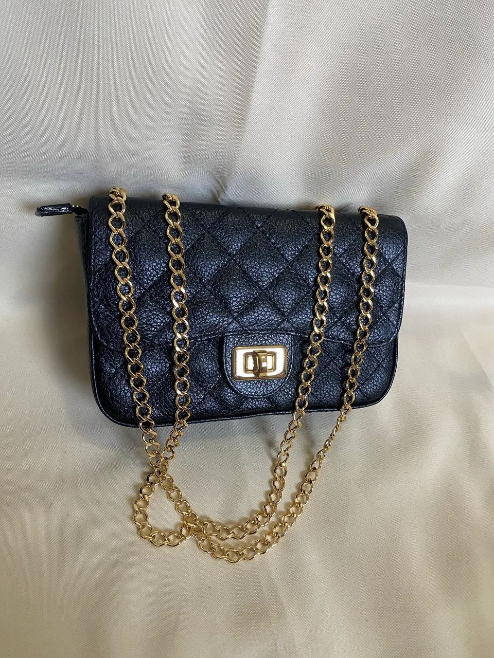 Bolsa Couro legítimo Preta - Foto 2