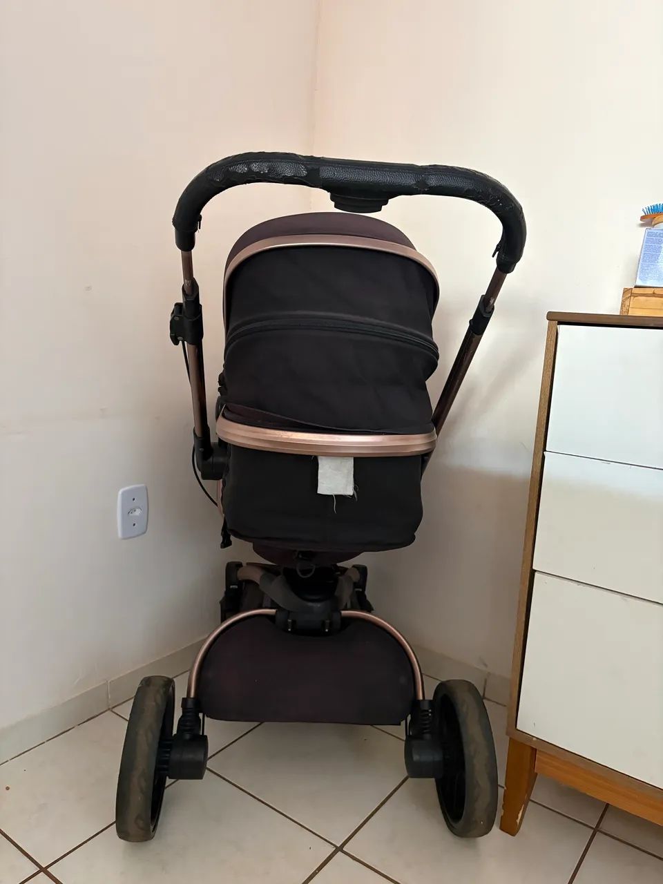 Carrinho de bebê completo Dzieco Vulkan 360  - Foto 5