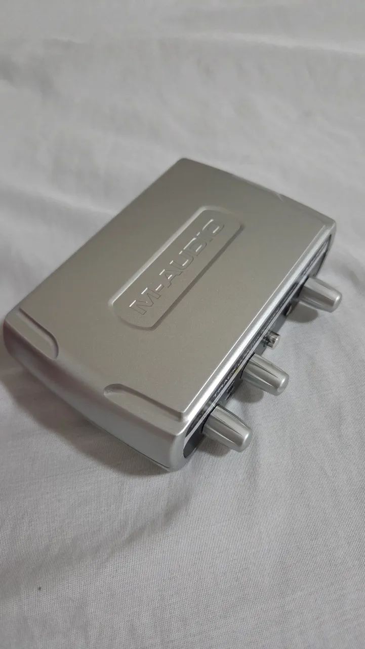 Interface de Áudio M-Audio Fast Track USB - Perfeito Estado - Foto 2