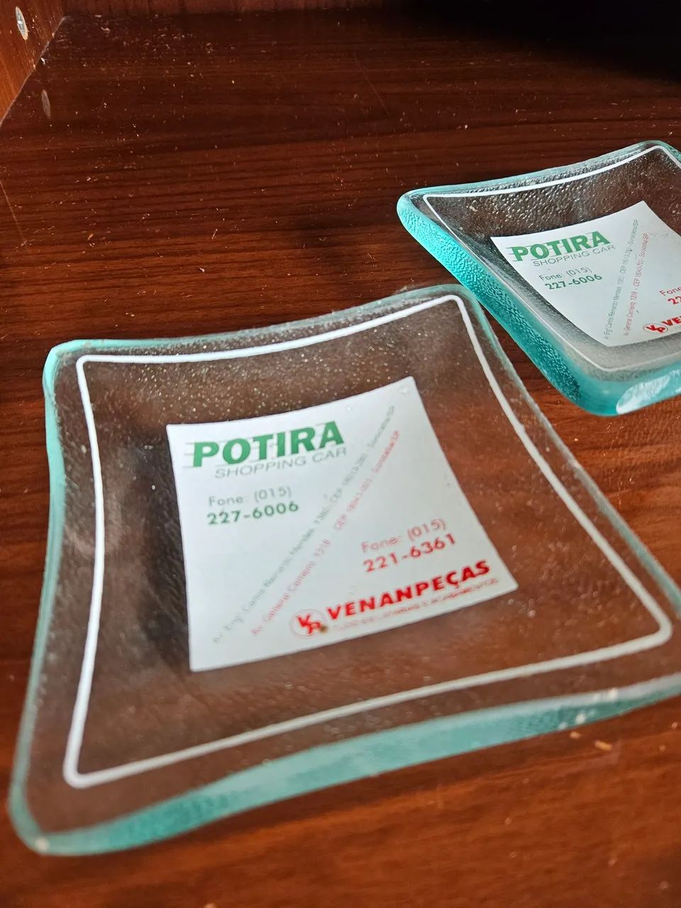 2 cinzeiros de vidro, para colecionadores - Foto 2