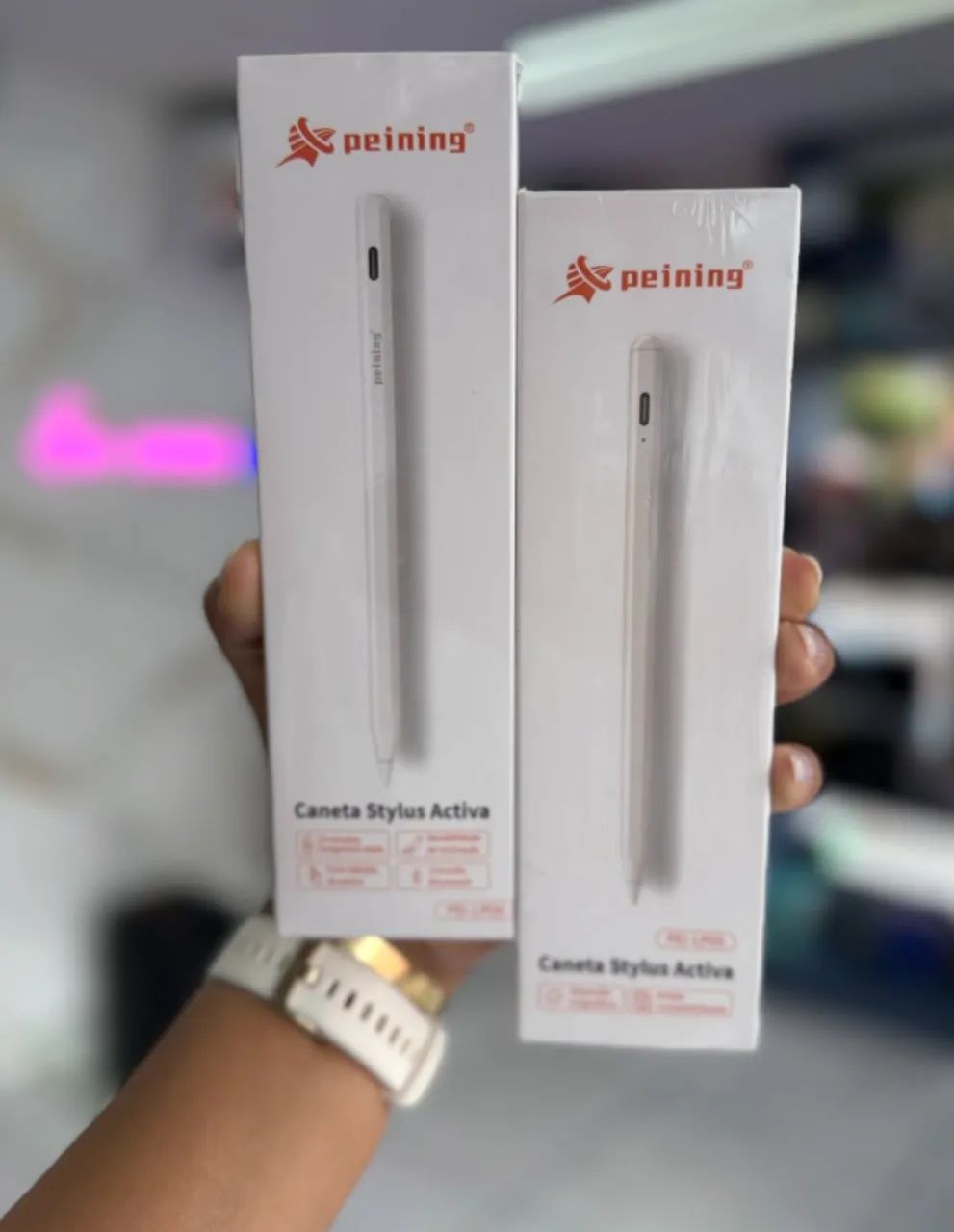 Caneta Peining Até 12X ( Compatível IPad 10 11 Air Mini PRO