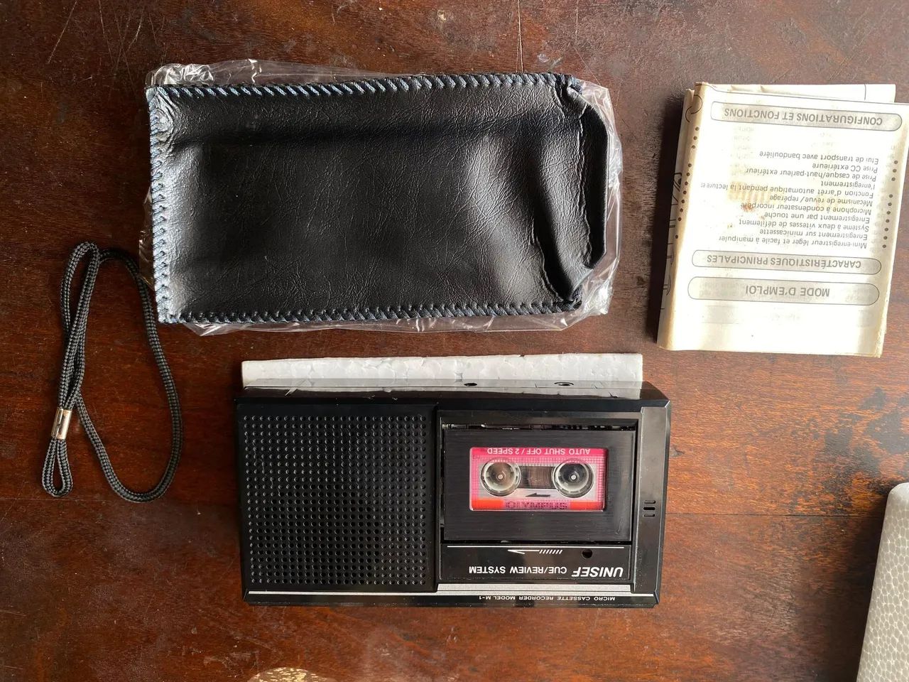 Gravador antigo microcassette unisef (Japan) (ref:349) - Foto 3