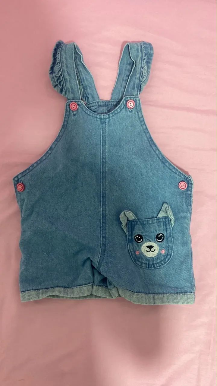 Jardineira Jeans 