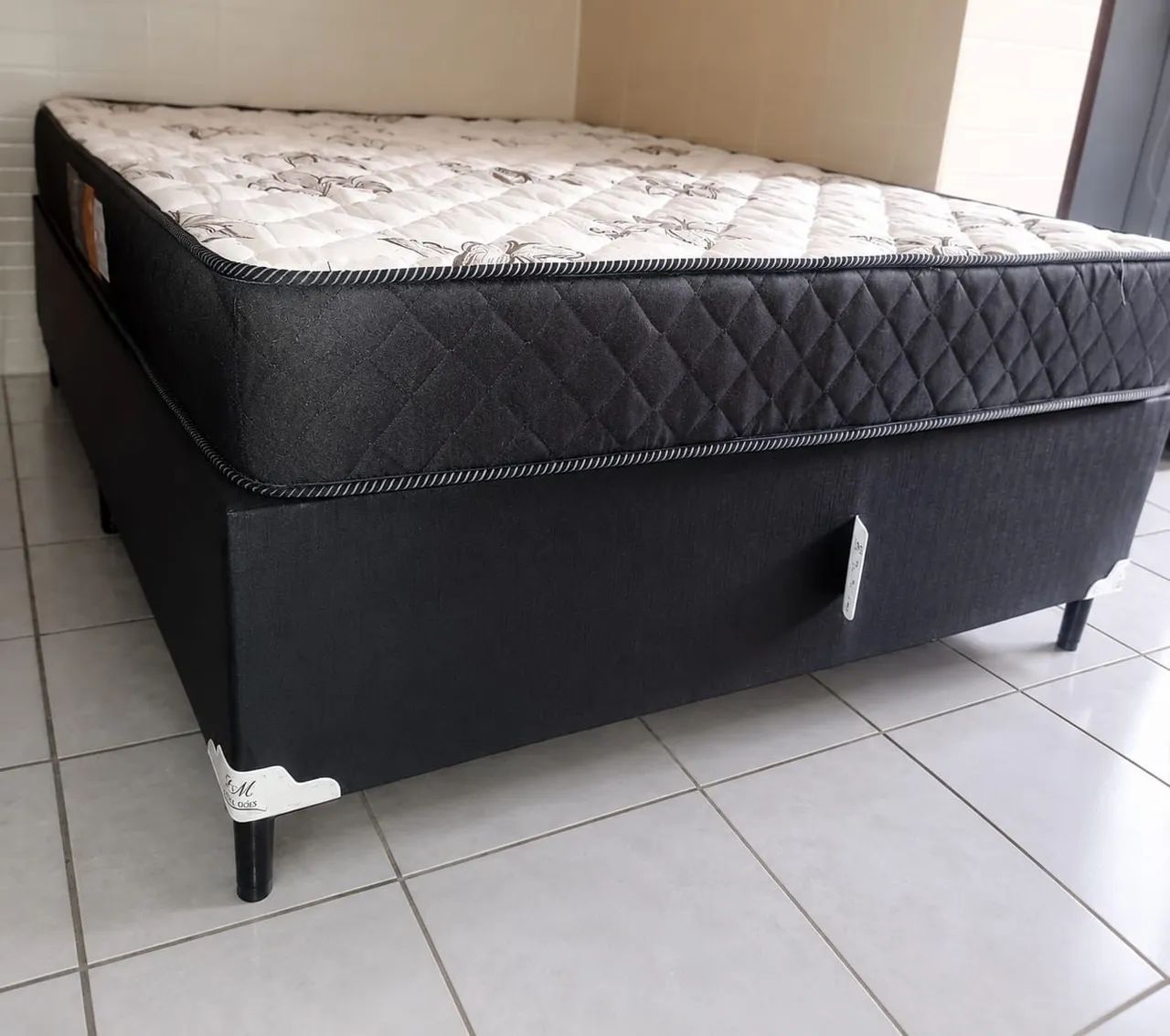 BASE BOX CASAL + COLCHÃO 
