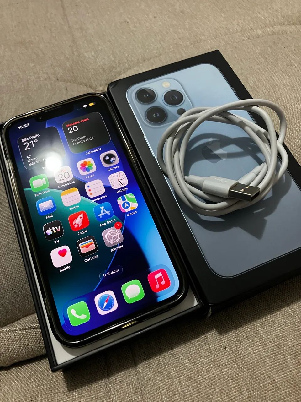 Iphone 13 Pro 256GB Sierra Blue - Foto 4