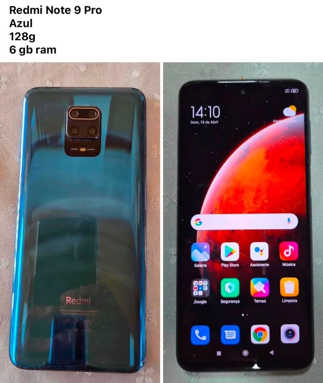 Redmi Note 9 Pro 