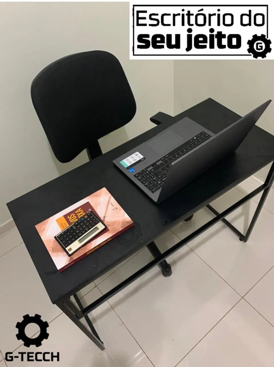 Mesa de Escritório Reforçada NOVA Birô Industrial Multiuso para Computador Notebook Estudo