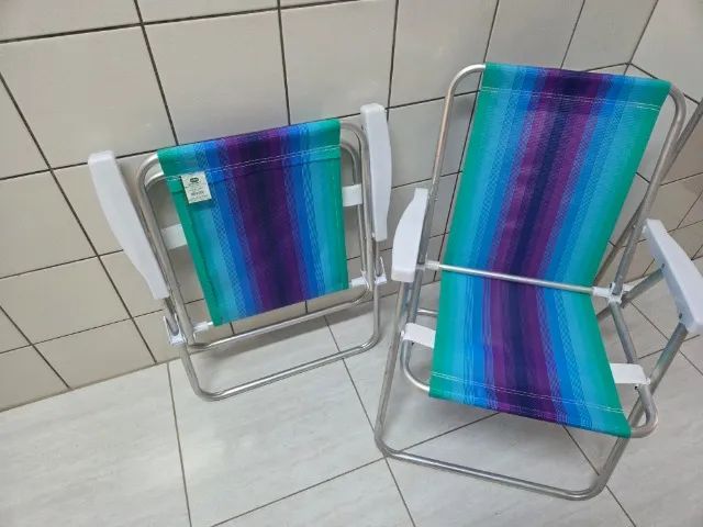 Cadeira de Praia (valor das duas)  - Foto 4