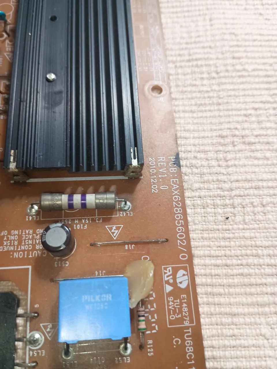 FONTE DA TV LG 32LV 3500PQ. - Foto 5