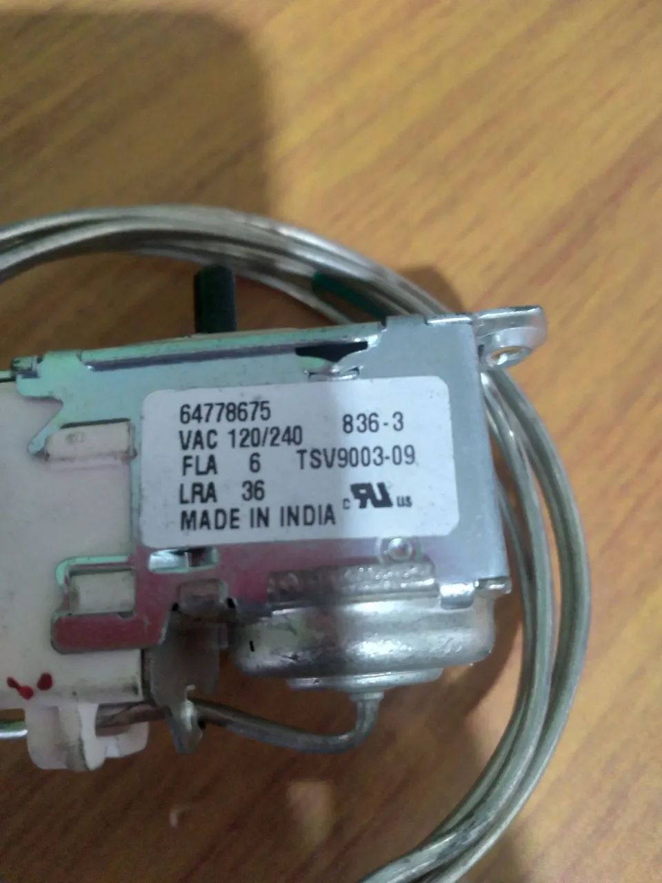 Termostato para geladeira 