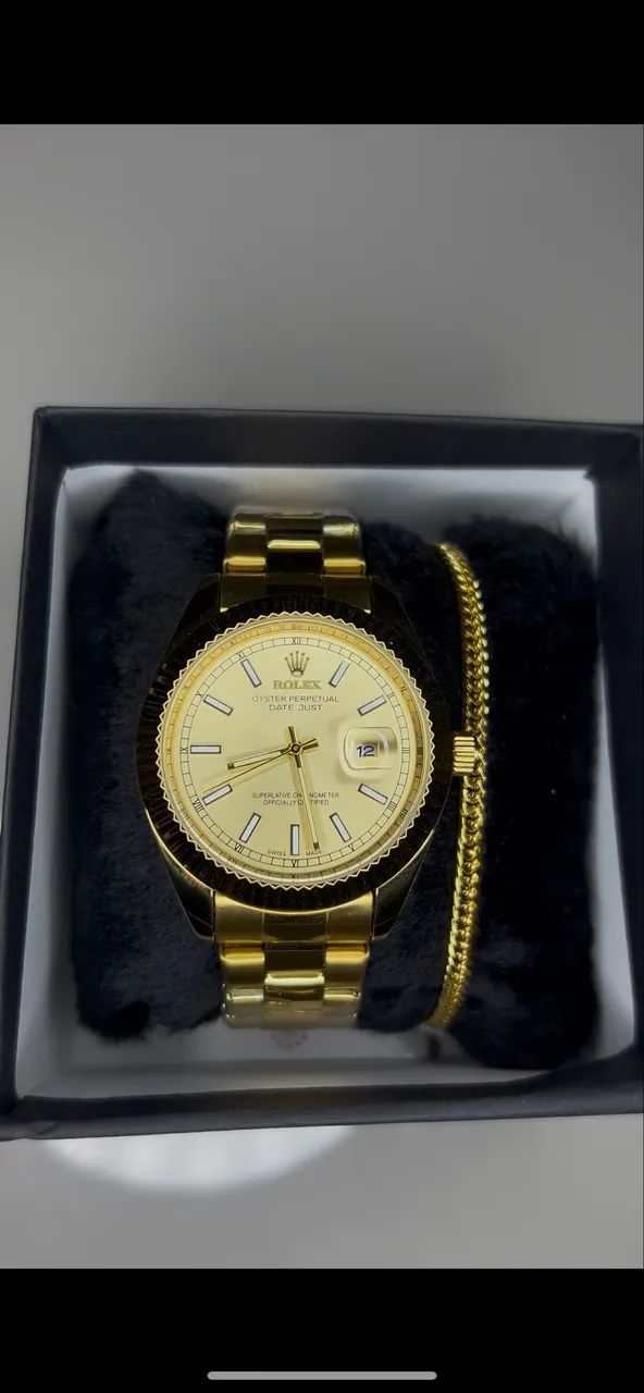 RELÓGIO ROLEX + PULSEIRA 