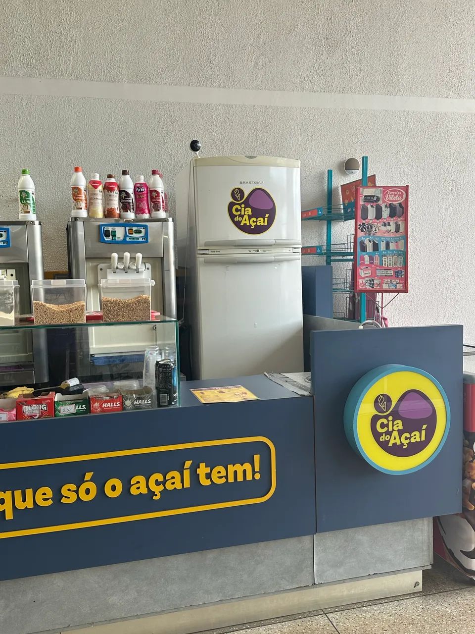 Estrutura de quiosque comercial 