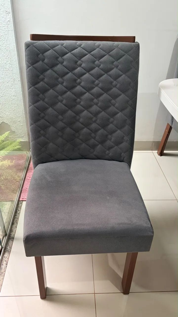 Conjunto Mesa 100% MDF + 6 cadeiras - Foto 4