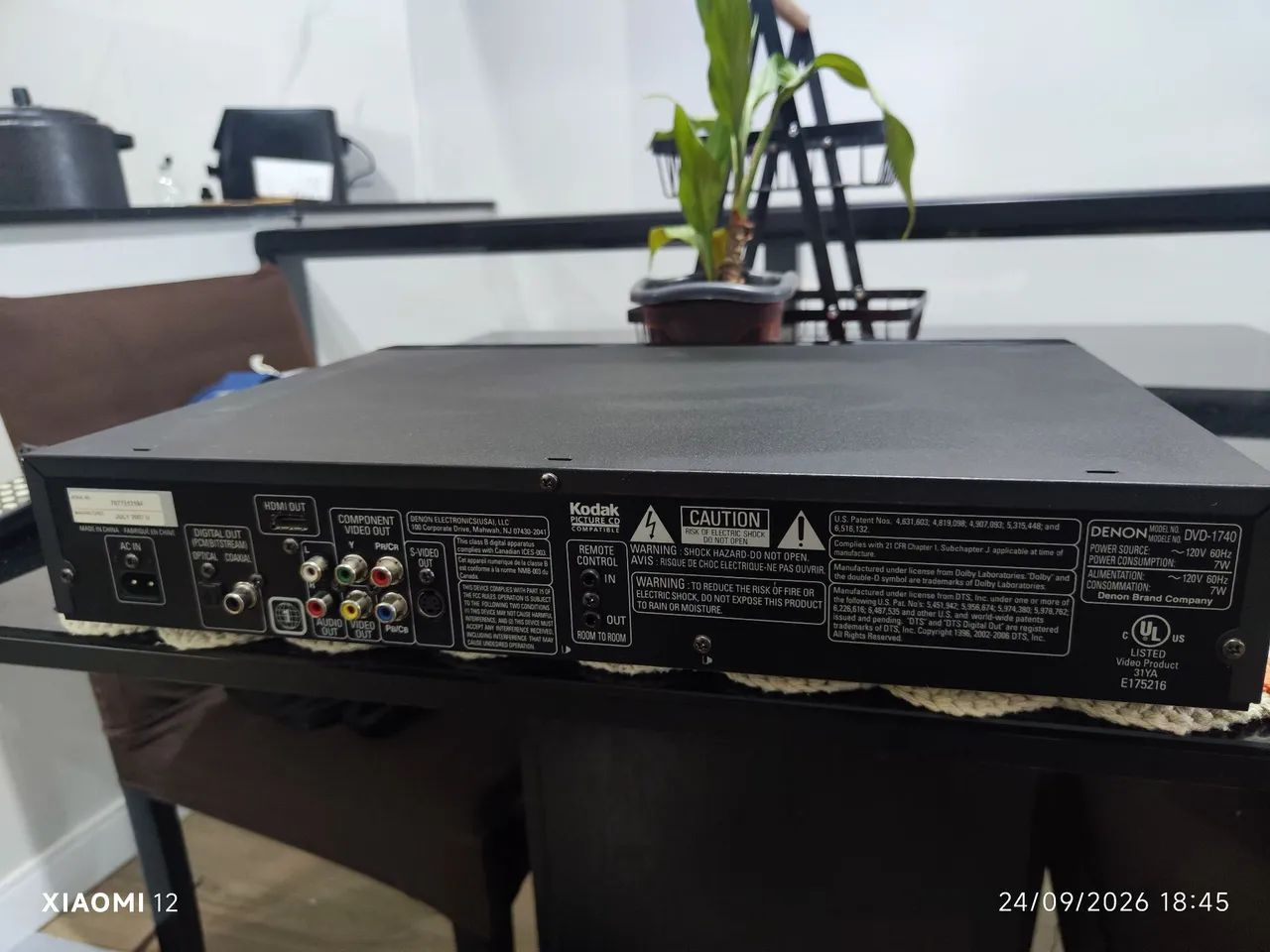 CD DVD player Denon DVD-1740 (Marantz Rotel)  - Foto 2