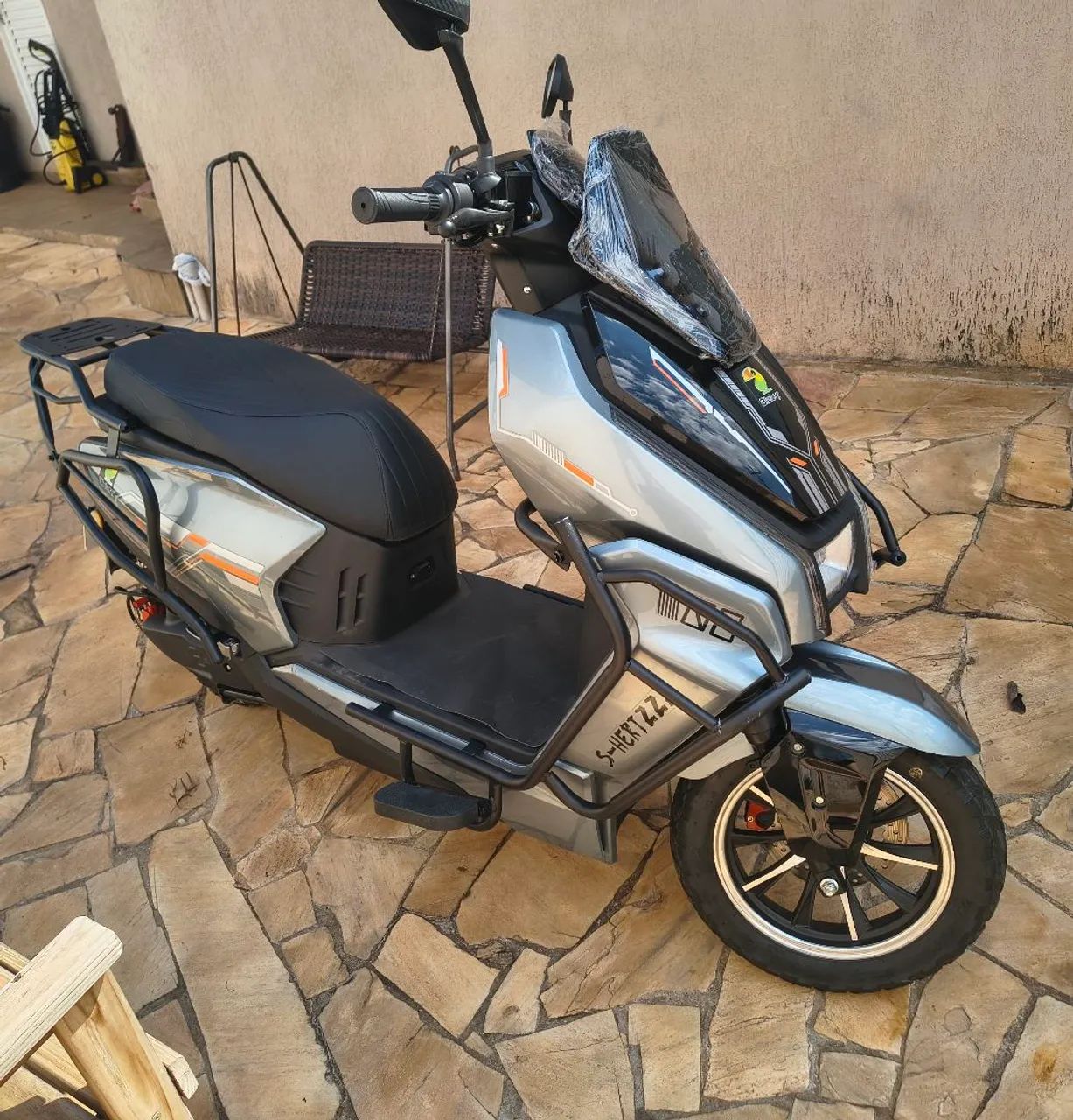Moto eletrica blulory e4 light gray