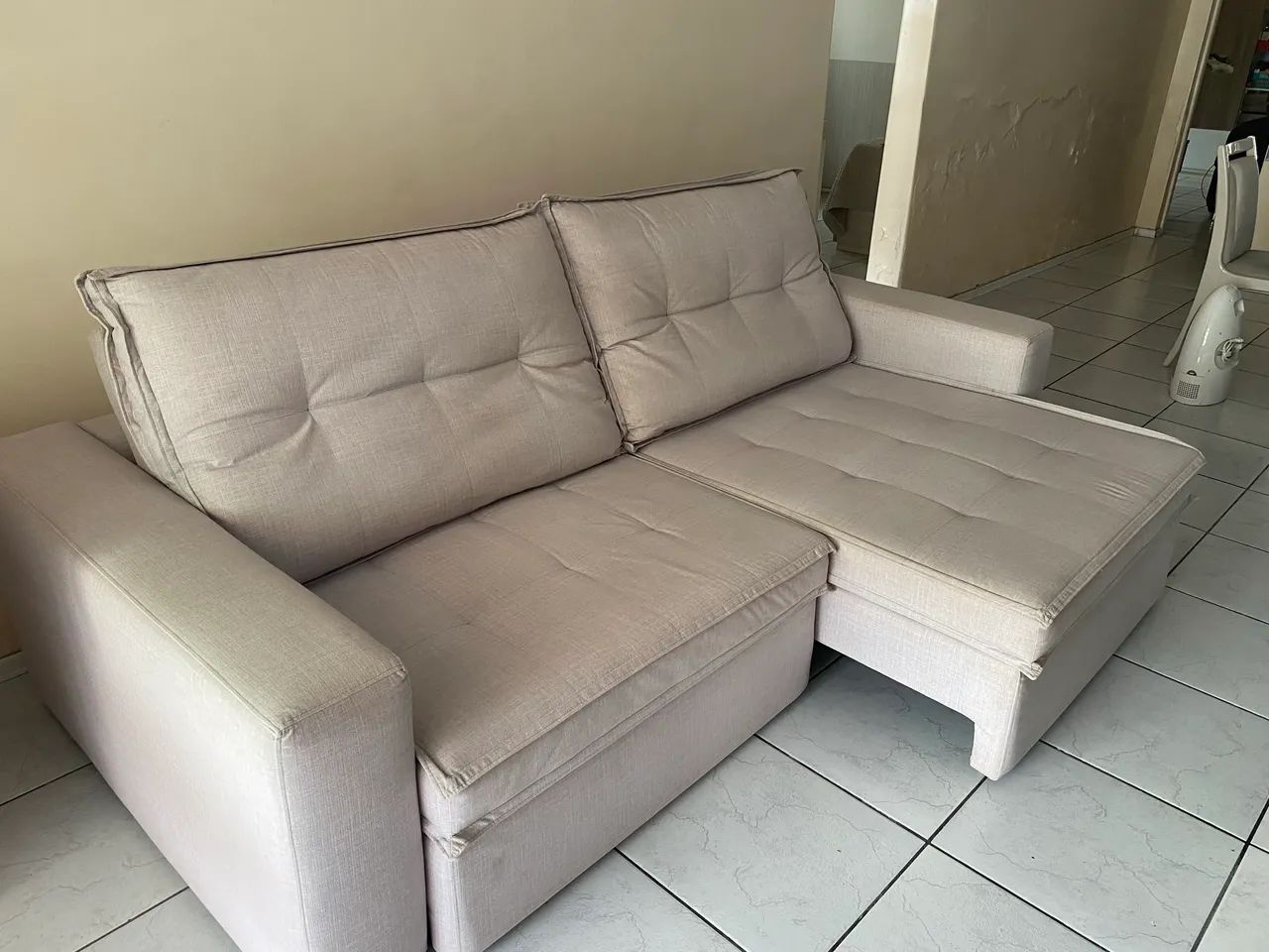 Sofá 4 lugares reclinável e retrátil - Parcelo no cartão  - Foto 4