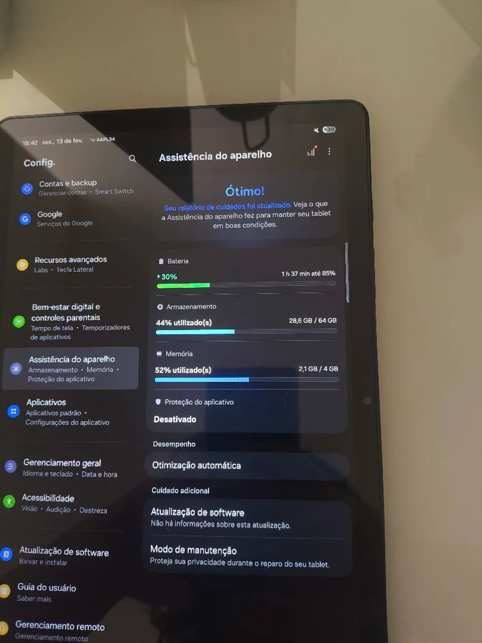 Vendo Samsung Galaxy Tab A9+, modelo SM-X210, na cor grafite. - Foto 4