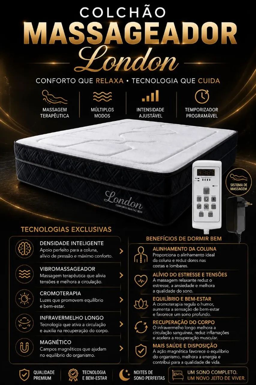 Colchão Massageador Superlife 