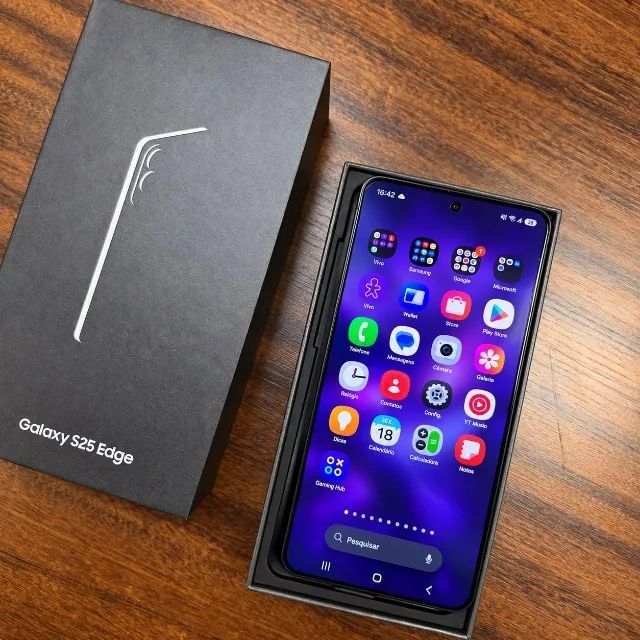 Samsung Galaxy S25 Edge 512GB 12GB RAM - Caixa - Impecável - Foto 5
