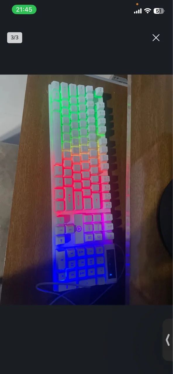 MONITOR PCTOP / mouse e teclado de led - Foto 3