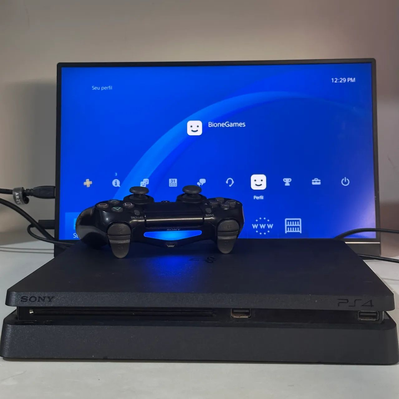 PS4 Slim 1Tb Usado  - Foto 3