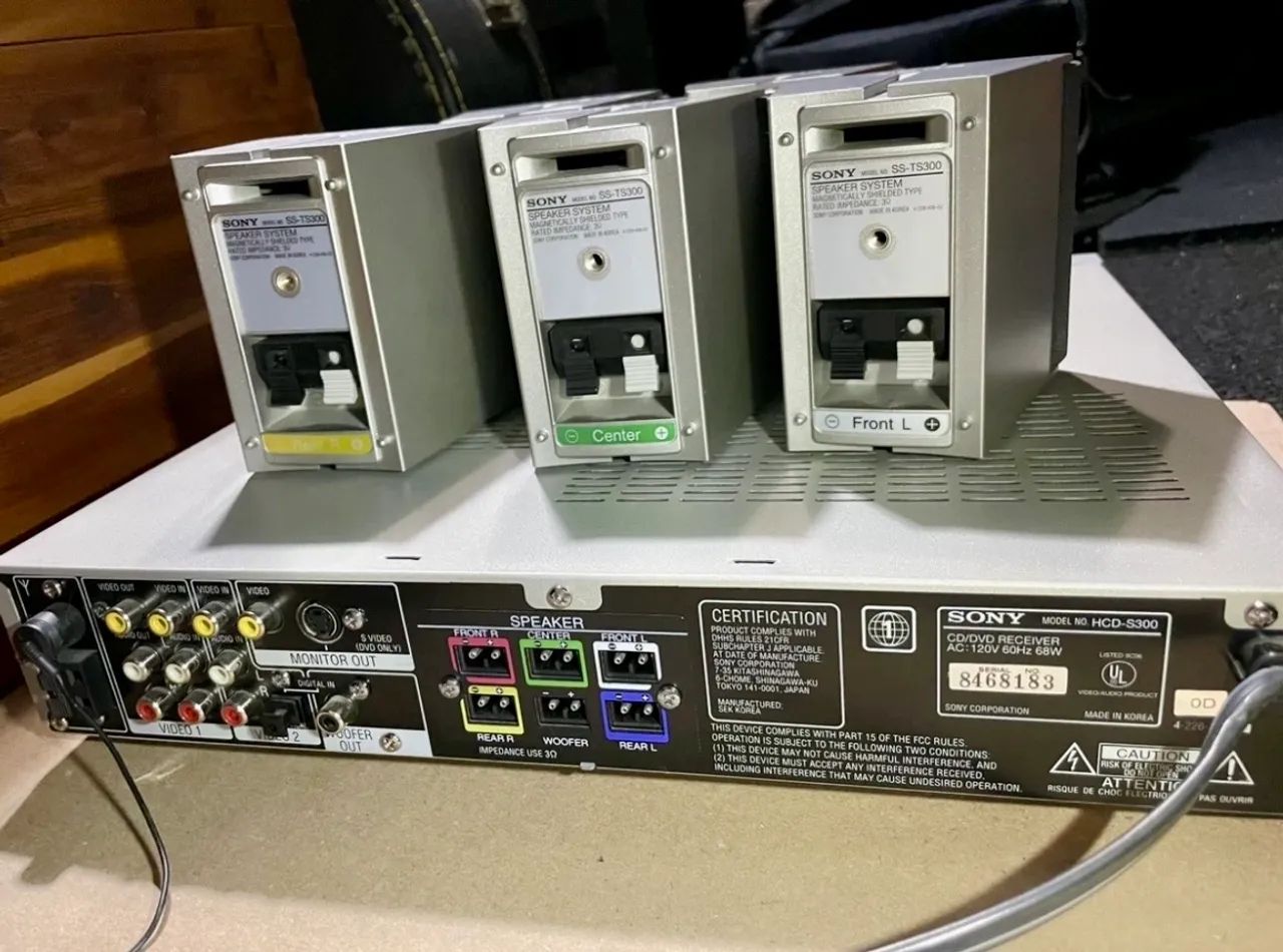 DVD home theater Sony 5.1 subwoofer  - Foto 4