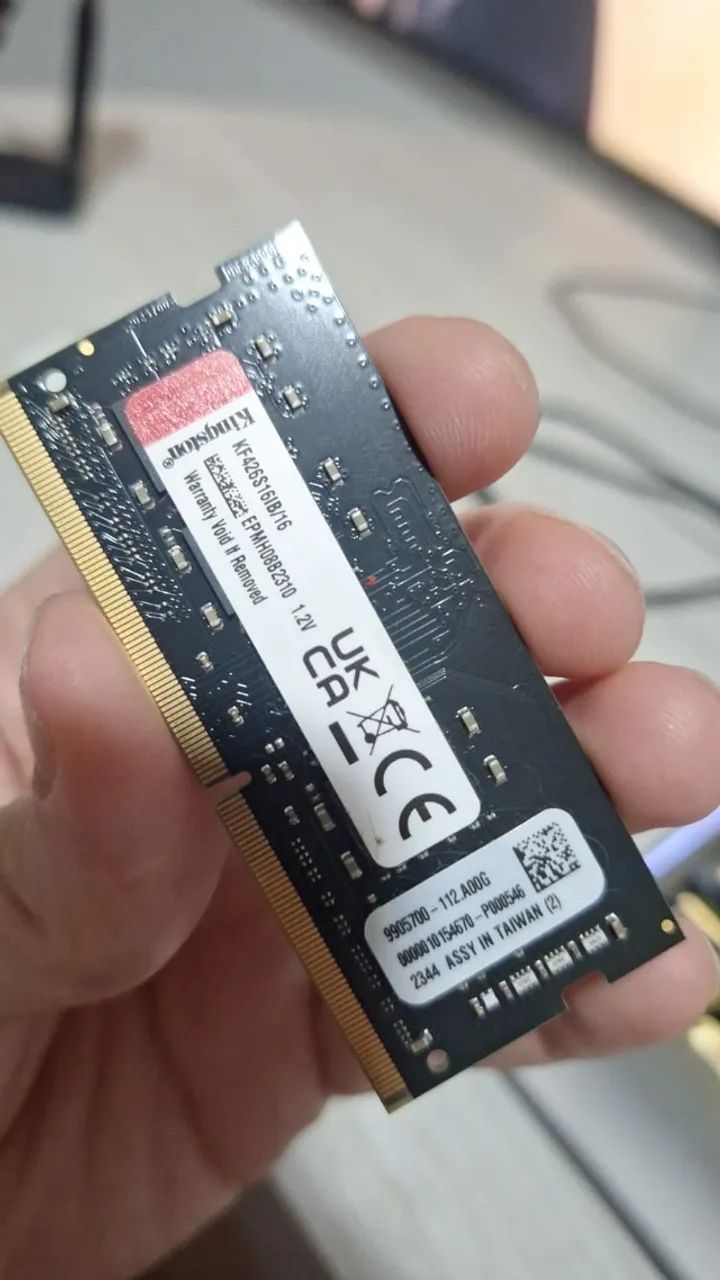 Fury Memory 16GB DDR4 Notebook417562039105638401