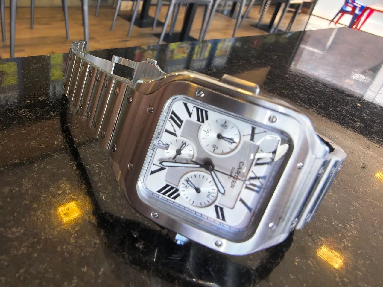Relógio Cartier Santos Chronograph  - Foto 2