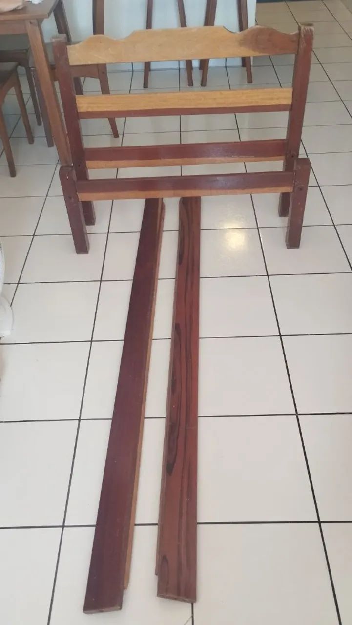 Cama Solteiro em Madeira Maciça  - Foto 3