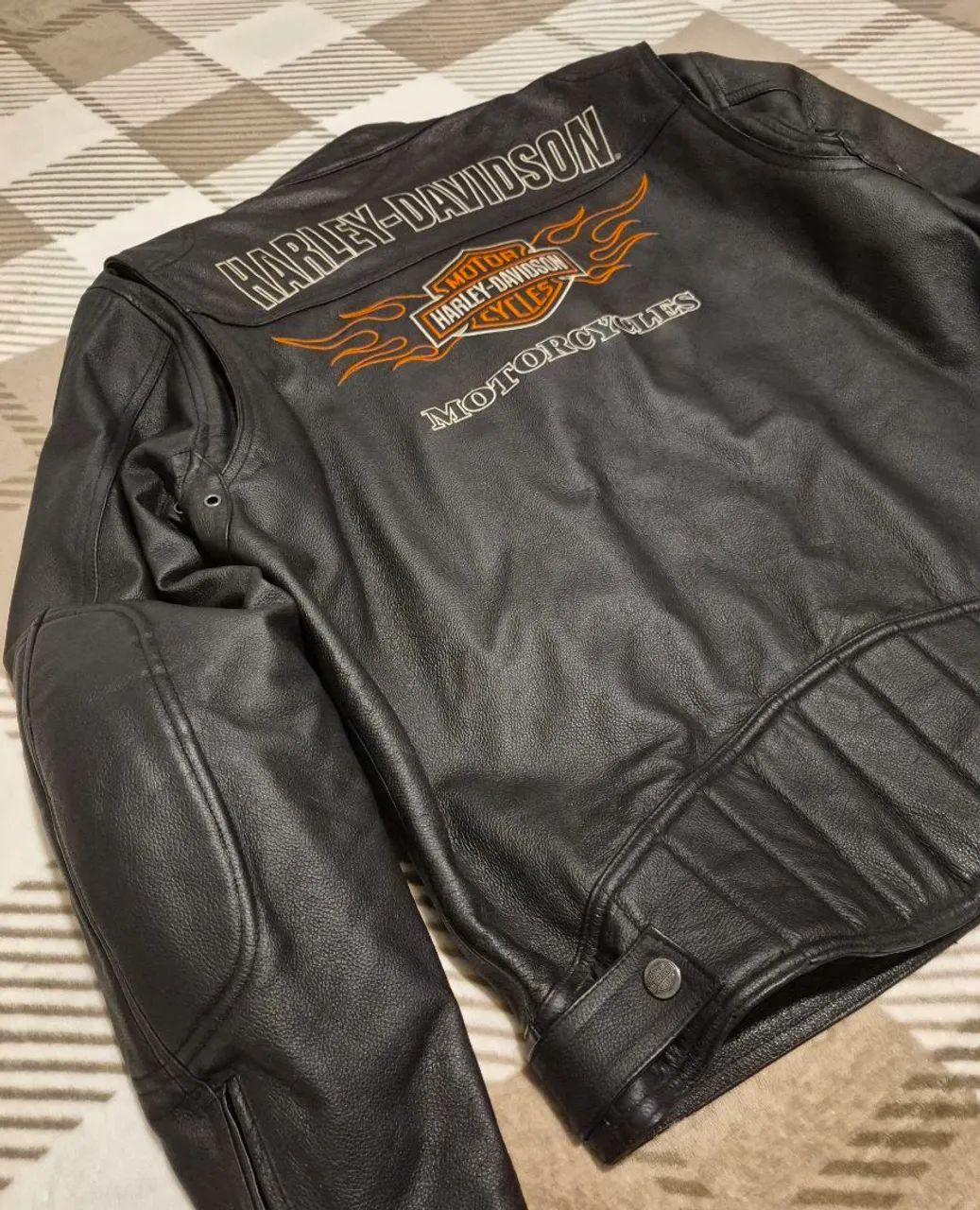 Jaqueta Original Harley Davidson modelo  Flames  Tamanho  G - Foto 4