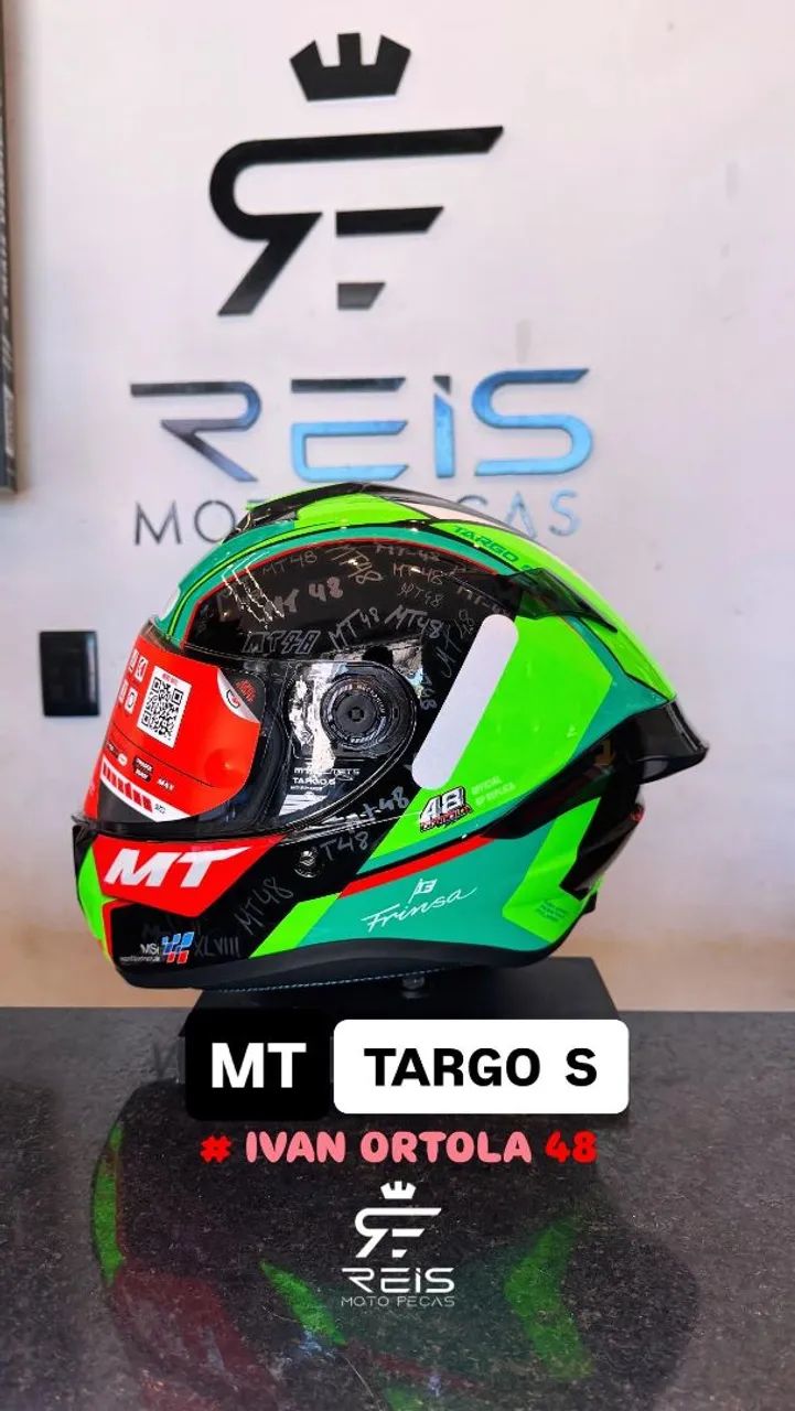 CAPACETE MT HELMETS STINGER E TARGO S - Foto 3