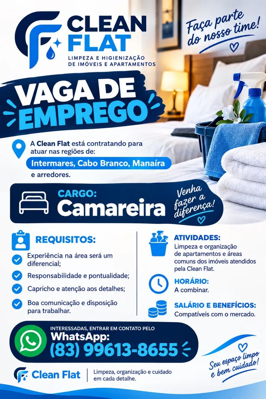 Vaga de Camareira 