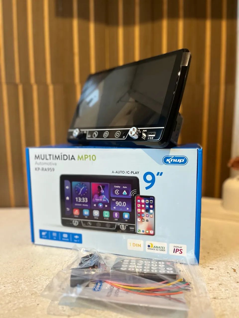 Multimidia 1DIN 9Polegadas A-Auti - Peças para carros, vans e
