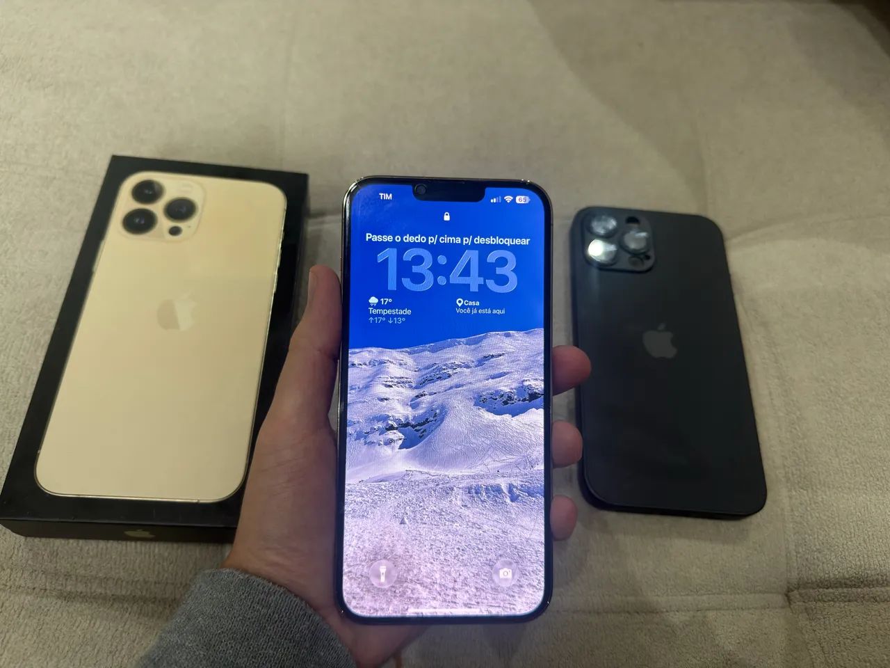 iPhone 13 Pro Max 256GB Dourado - Foto 2