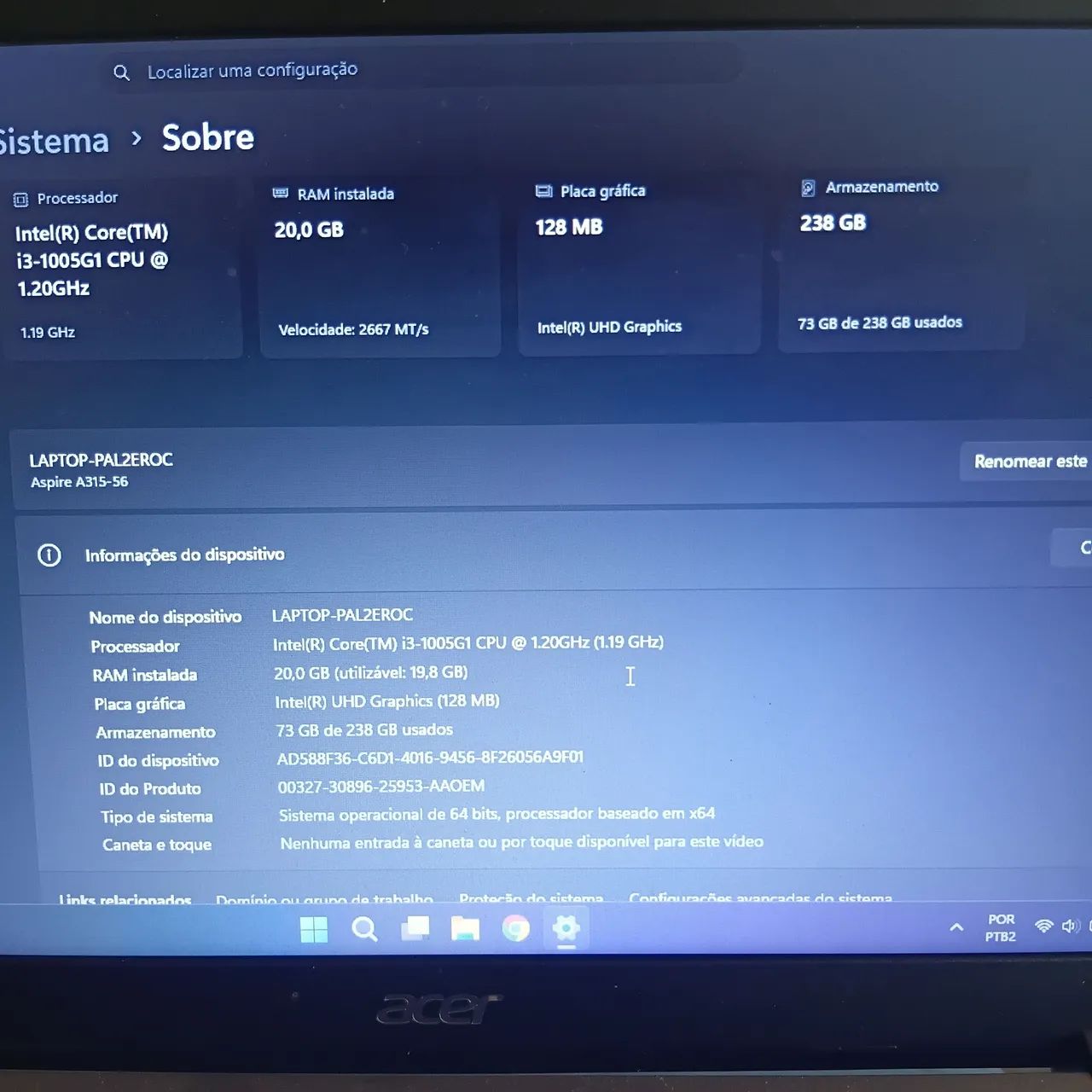 Acer Notebook Windows 11 - Foto 2