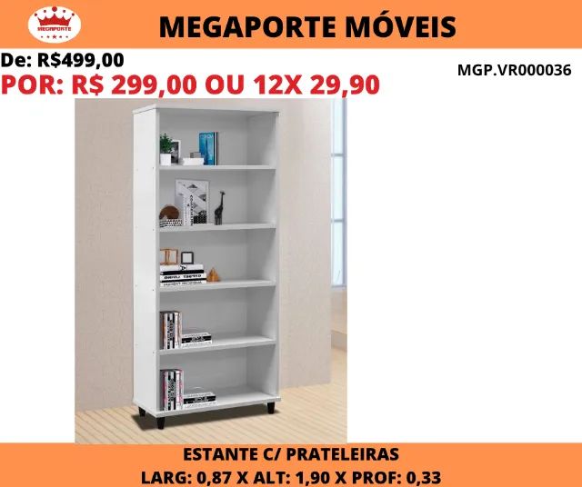 ESTANTE C/PRATELEIRAS - Foto 3
