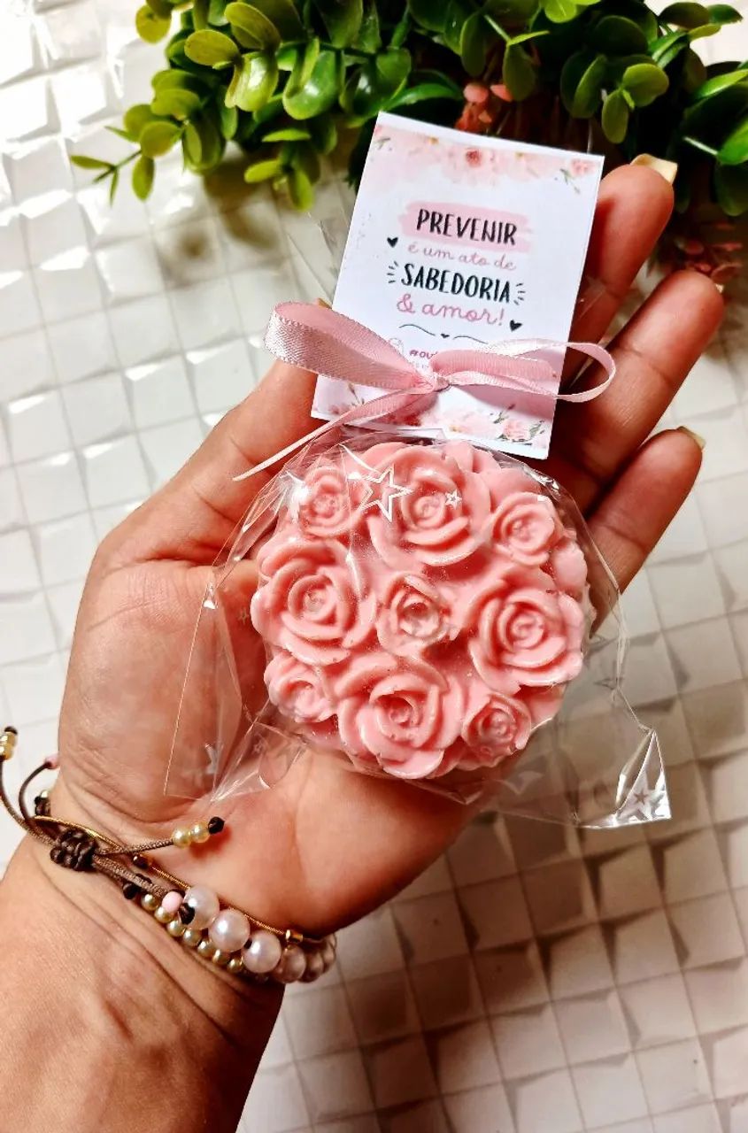 Sabonete Outubro Rosa 
