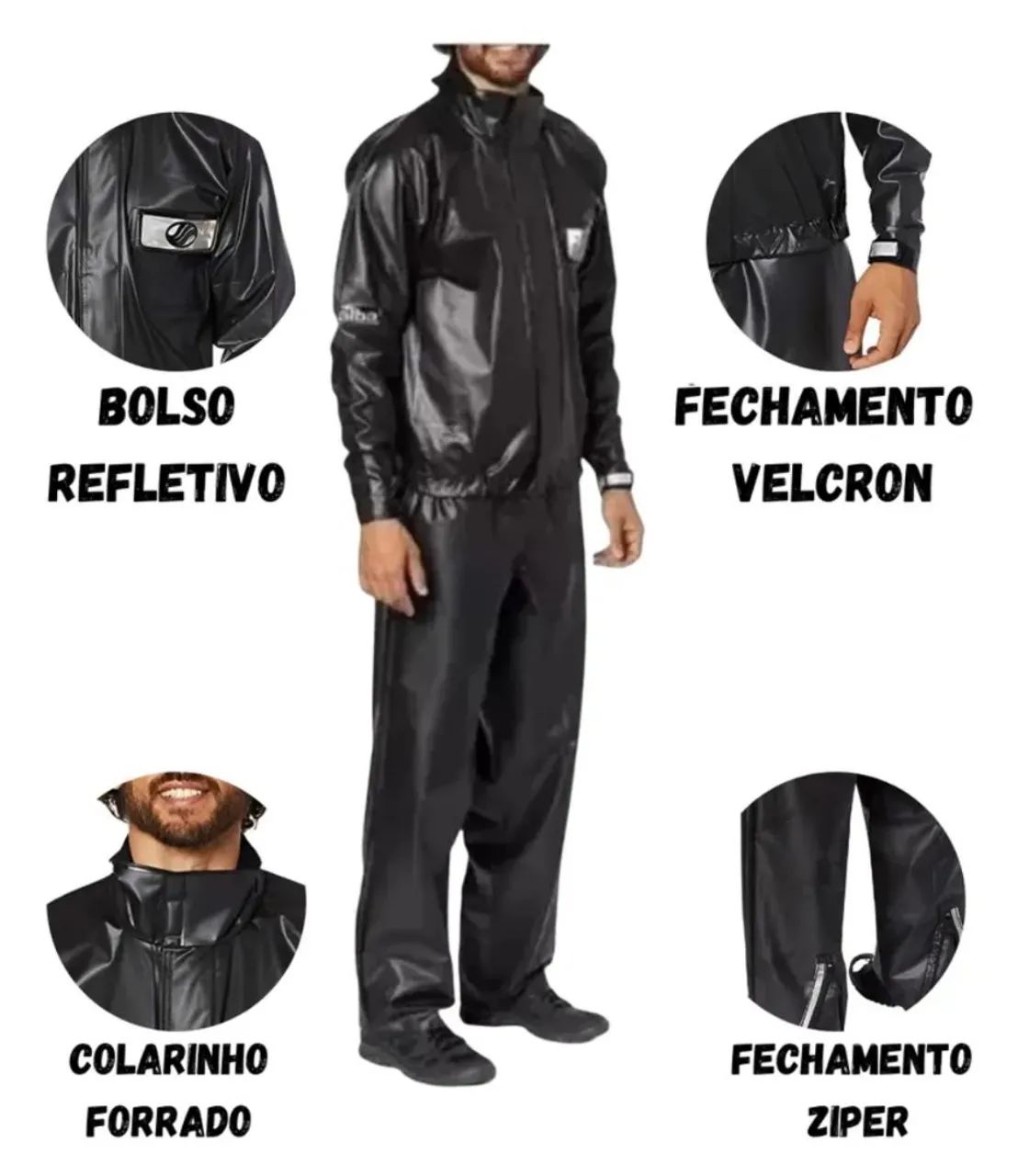 Capa de chuva Alba e Delta Nova - Foto 2