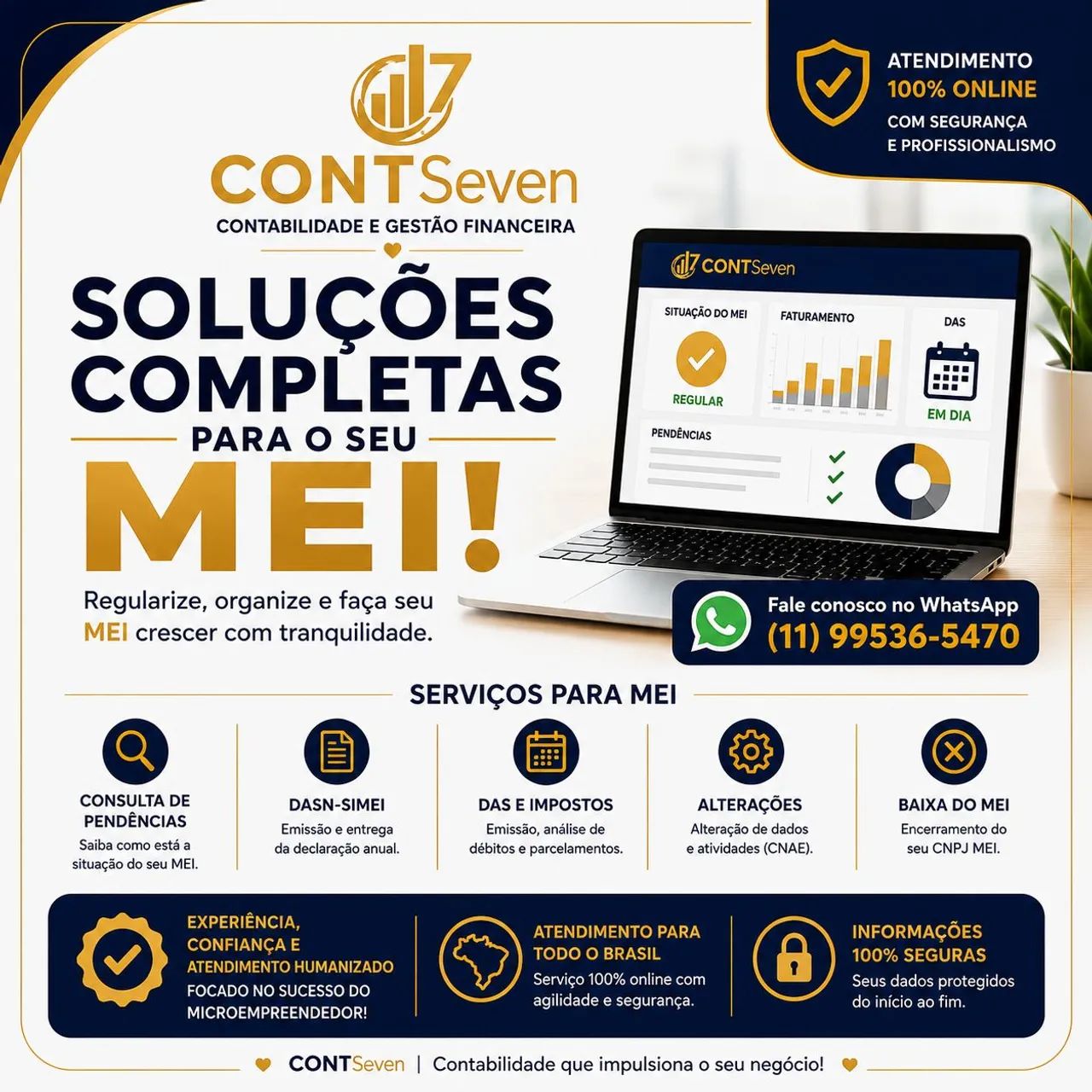 Serviços para MEI | Regularização, DAS, Declaração, Parcelamento e Baixa - Foto 2