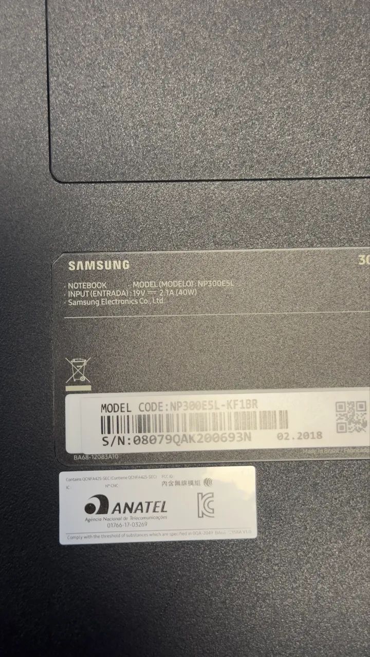 Notebook Samsung E30 I3 4GB 1TB de memória  - Foto 5