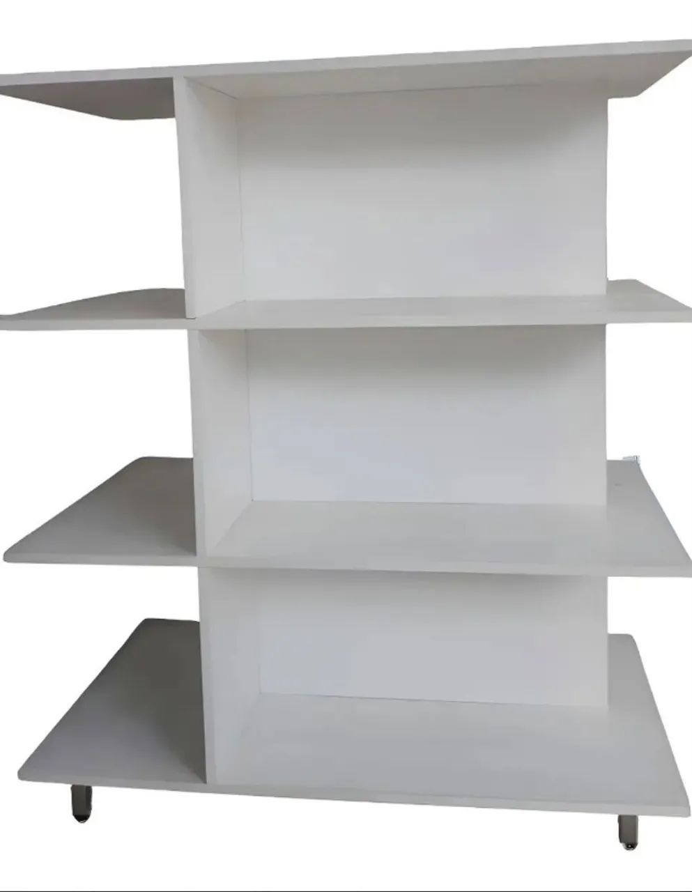 BALCÃO EXPOSITOR CM PRATELEIRAS MDF NOVO  - Foto 4