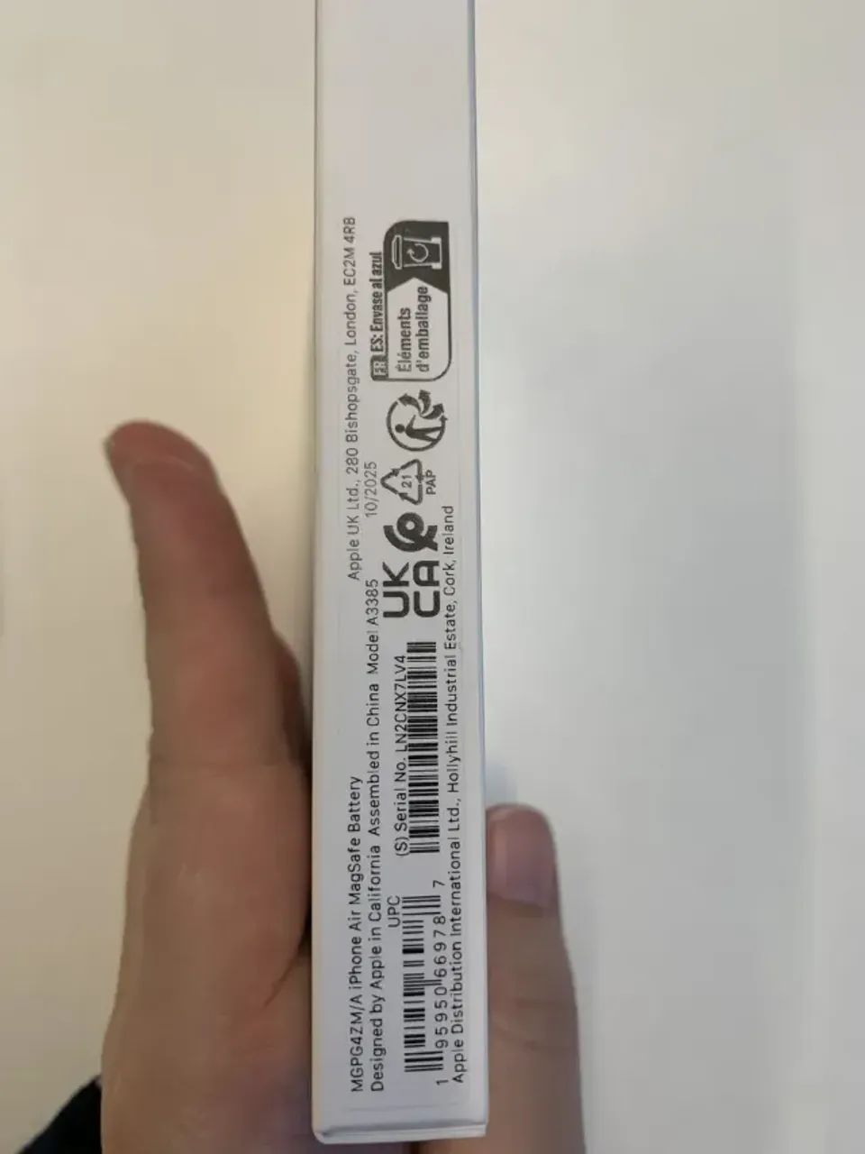 bateria portátil original da Apple MagSafe Battery Pack