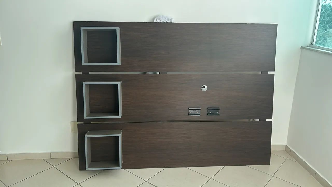 Painel Para TV com Nichos  - Foto 3