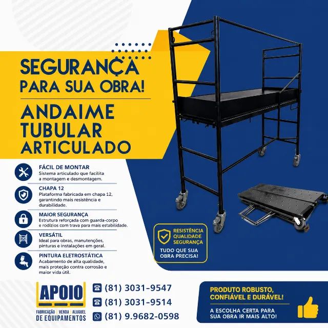 ANDAIME TUBULAR ARTICULADO